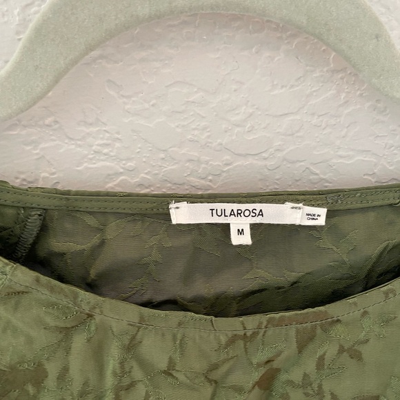 Revolve Tularosa Eloise Top in Olive Green Size Medium - Picture 3 of 8